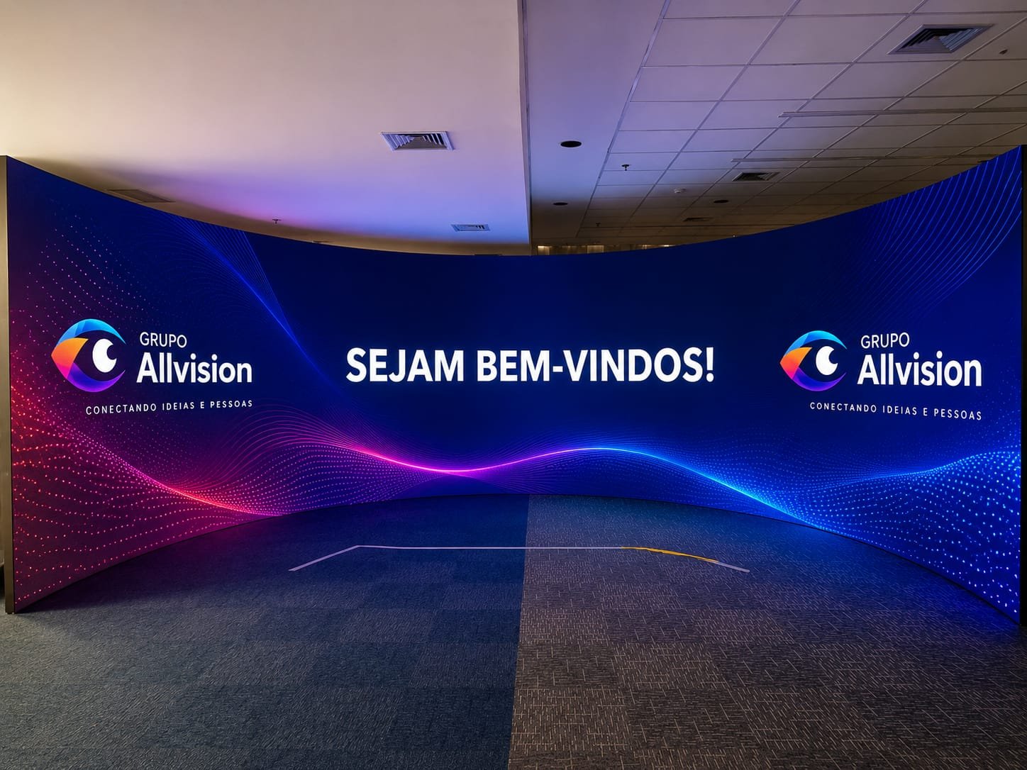 Aluguel de Painel de LED Flexível, Holograma 3D, Projetor e Óculos VR para CONNEPI e ENEXTIF em Fortaleza – CE