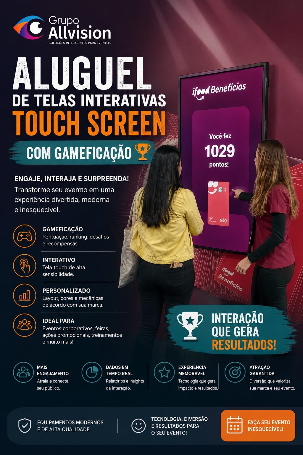 ALUGUEL DE TVs DE GRANDE FORMATO, PROJETORES, SOM E PAINÉIS DE LED EM TODO O NORDESTE!