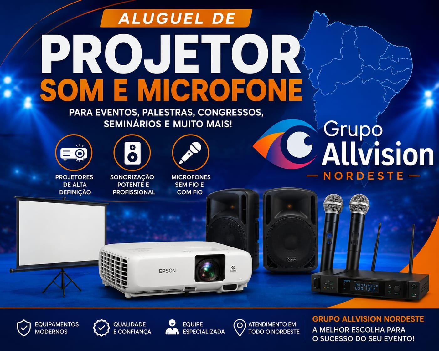 🚀 Locação de Equipamentos de Tecnologia para Feiras, Eventos e Congressos no Rio Grande do Norte