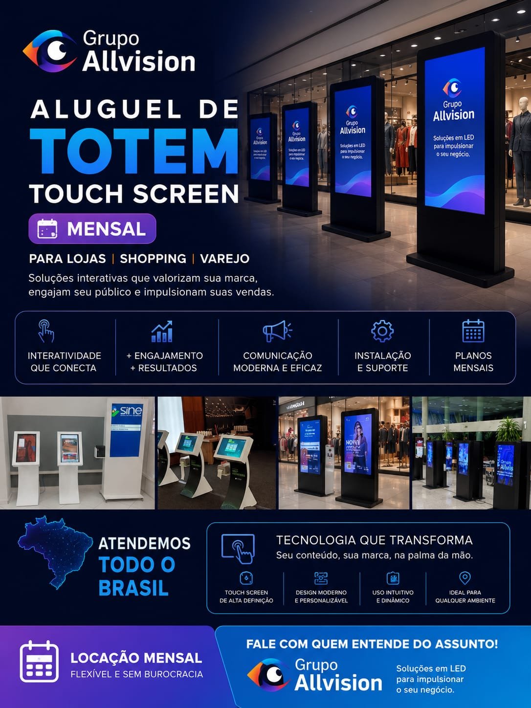 ALUGUEL DE TVs DE GRANDE FORMATO, PROJETORES, SOM E PAINÉIS DE LED EM TODO O NORDESTE!