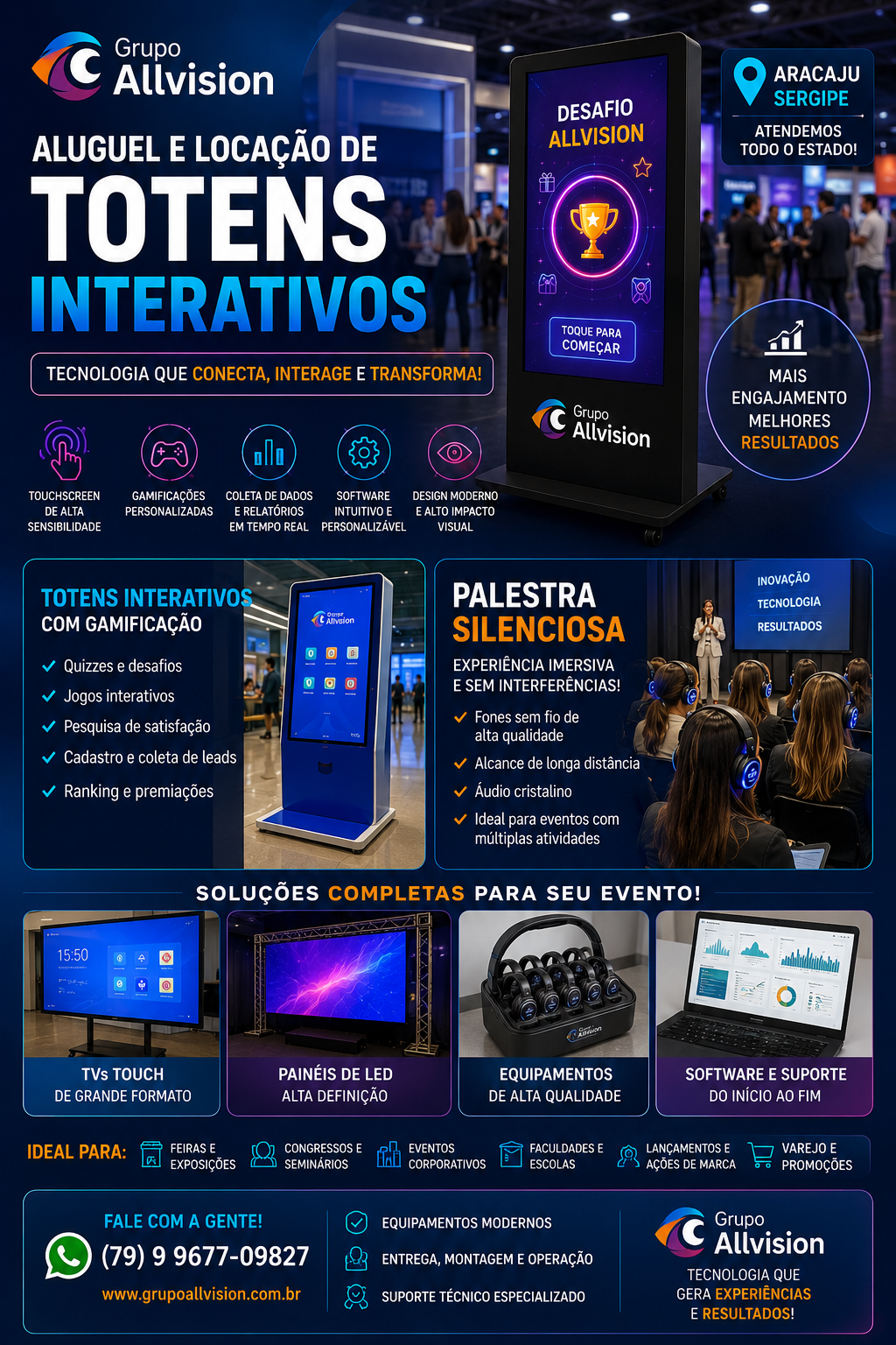 🚀 Locação de Equipamentos de Tecnologia para Feiras, Eventos e Congressos no Rio Grande do Norte